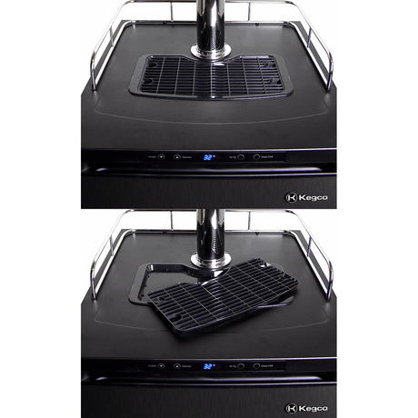 Kegco 24" Wide Dual Tap Black Stainless Steel Digital  Kegerator K309X-2 Kegerators K309X-2NK Wine Coolers Empire