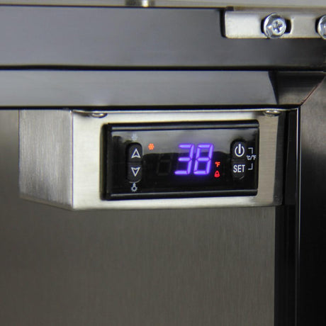 Kegco 24" Wide Dual Tap Stainless Steel Built-In Right Hinge with Kit Kegerator HK38BSU-2 Kegerators HK38BSU-2 Wine Coolers Empire