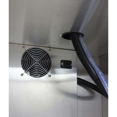 Kegco 24" Wide Dual Tap Stainless Steel Built-In Right Hinge with Kit Kegerator HK38BSU-2 Kegerators HK38BSU-2 Wine Coolers Empire