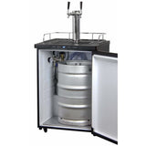 Kegco 24" Wide Dual Tap Stainless Steel Digital Kegerator K309SS-2 Kegerators K309SS-2NK Wine Coolers Empire