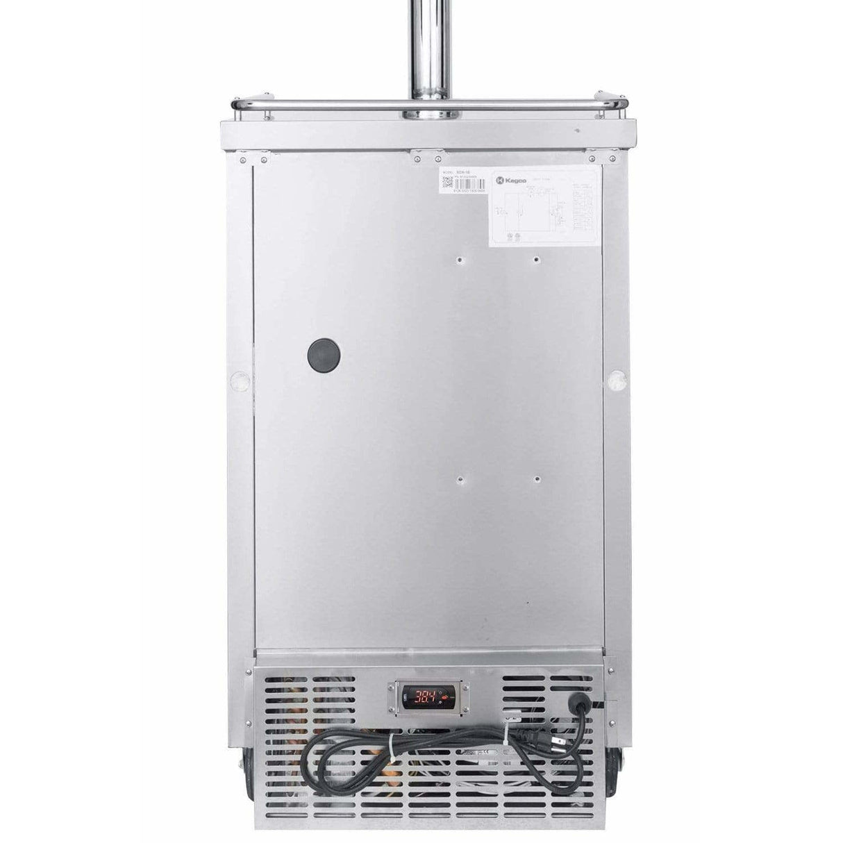 Kegco 24" Wide Dual Tap Stainless Steel Home Brew Kegerator HBK1XS-2K Kegerators HBK1XS-2K Wine Coolers Empire