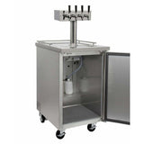 Kegco 24" Wide Four Tap All Stainless Steel Kegerator XCK-1S-4 Kegerators XCK-1S-4 Wine Coolers Empire