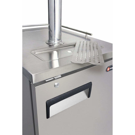 Kegco 24" Wide Four Tap All Stainless Steel with Kegs Home Brew Kegerator HBK1XS-4K Kegerators HBK1XS-4K Wine Coolers Empire