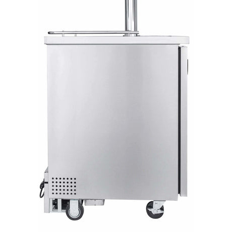 Kegco 24" Wide Four Tap All Stainless Steel with Kegs Home Brew Kegerator HBK1XS-4K Kegerators HBK1XS-4K Wine Coolers Empire