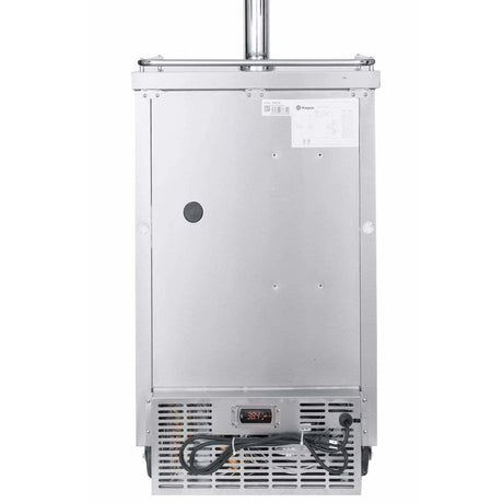 Kegco 24" Wide Four Tap All Stainless Steel with Kegs Home Brew Kegerator HBK1XS-4K Kegerators HBK1XS-4K Wine Coolers Empire