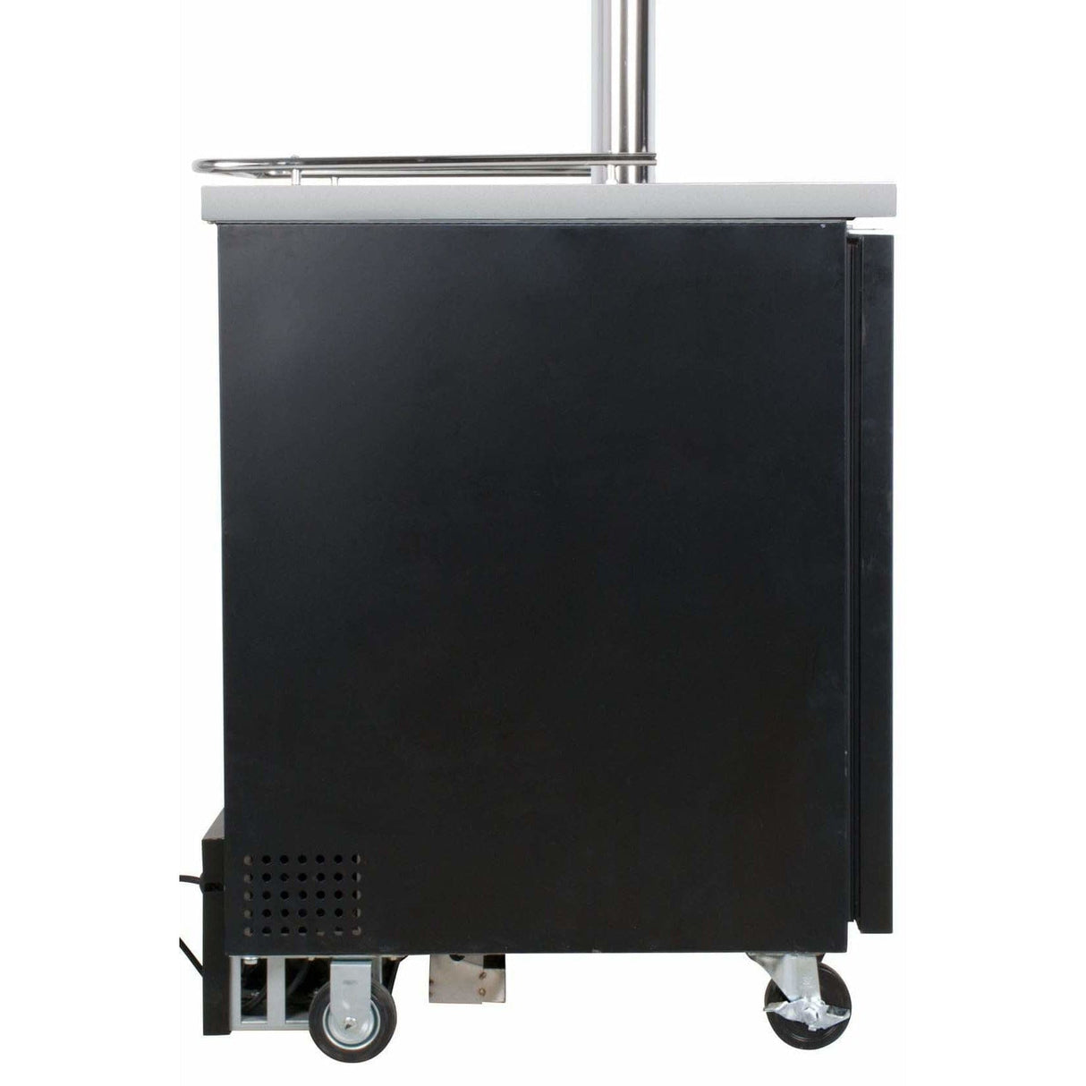 Kegco 24" Wide Four Tap Black with Kegs Home Brew Kegerator HBK1XB-4K Kegerators HBK1XB-4K Wine Coolers Empire