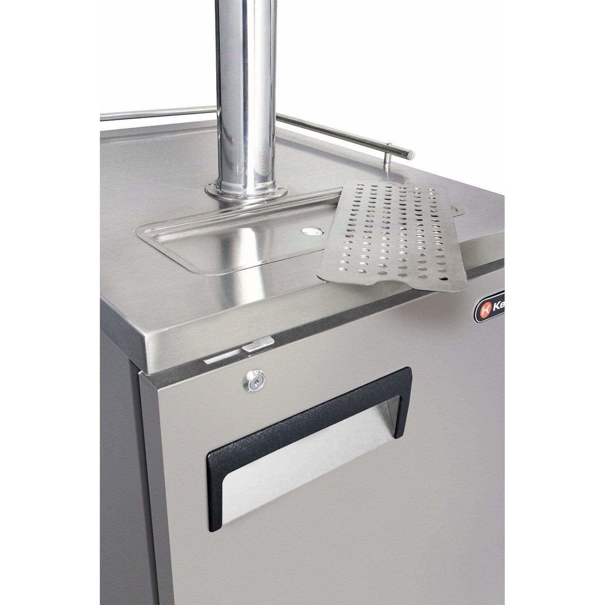 Kegco 24" Wide Kombucha Dual Tap All Stainless Steel Kegerator KOMC1S-2 Kegerators KOMC1S-2 Wine Coolers Empire