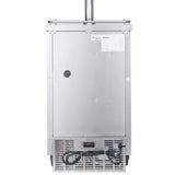 Kegco 24" Wide Kombucha Dual Tap All Stainless Steel Kegerator KOMC1S-2 Kegerators KOMC1S-2 Wine Coolers Empire