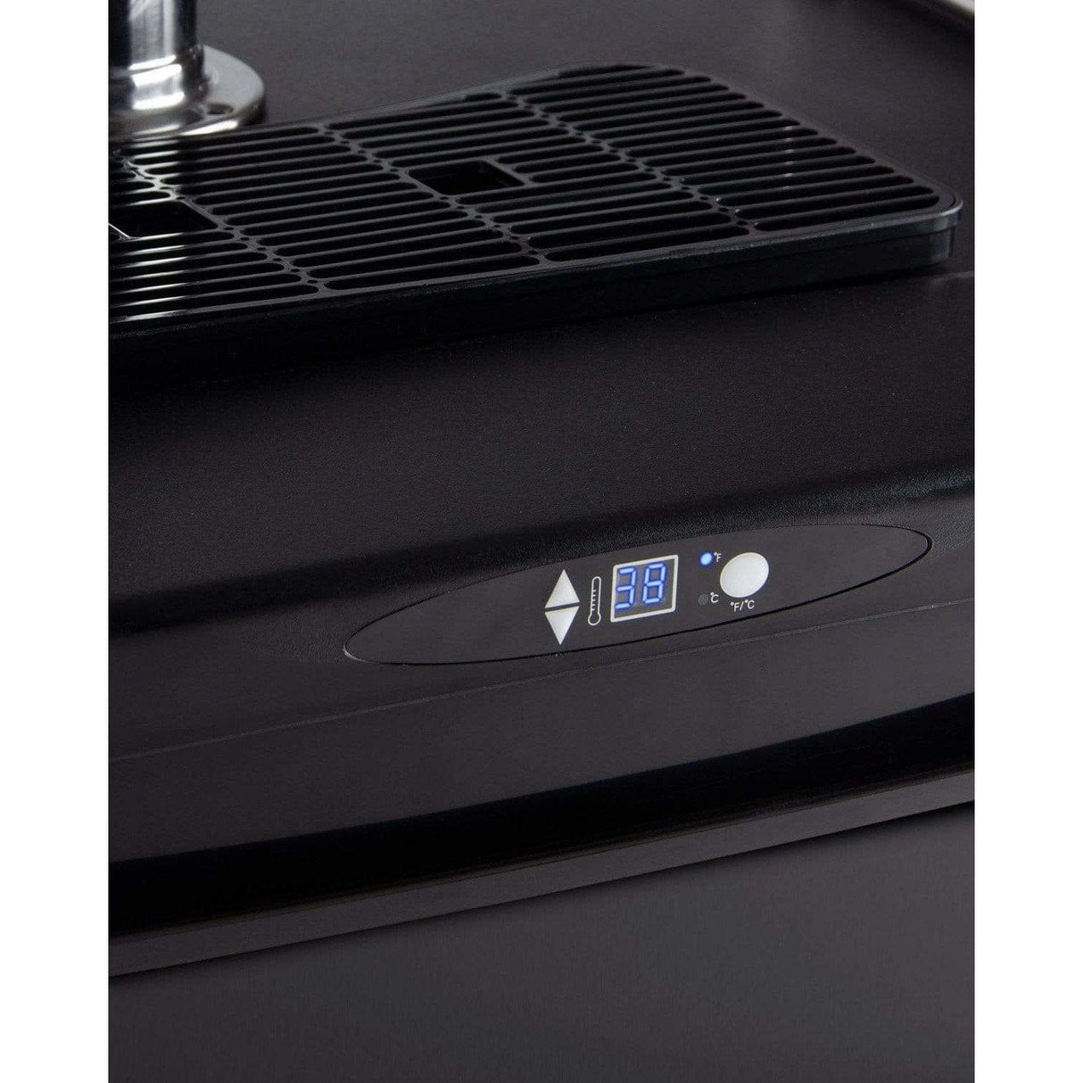 Kegco 24" Wide Kombucha Dual Tap Black Kegerator KOM163B-2 Kegerators KOM163B-2NK Wine Coolers Empire