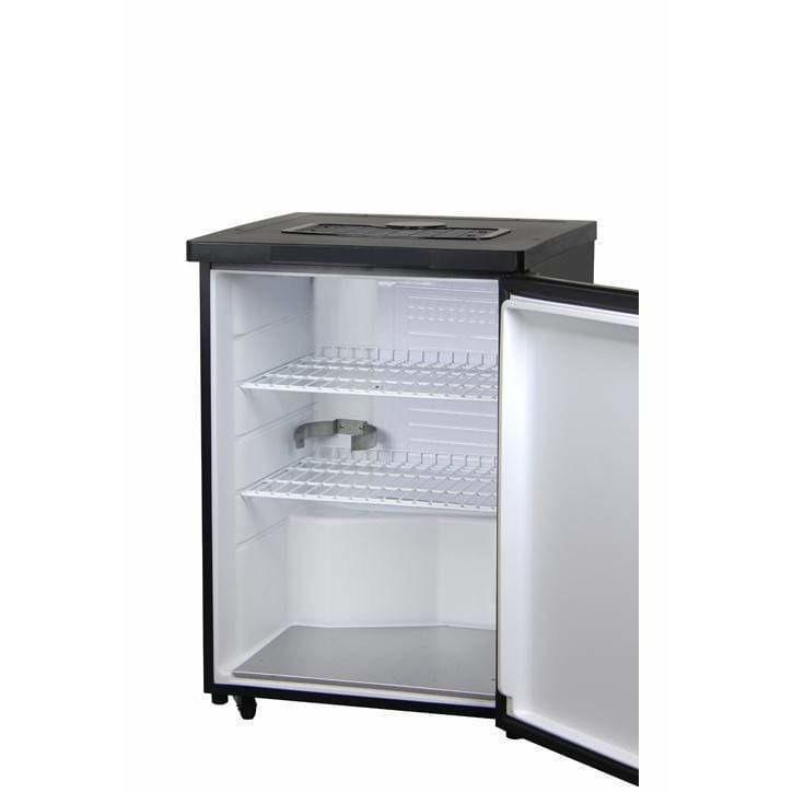 Kegco 24" Wide Kombucha Dual Tap Black Kegerator KOM20B-2 Kegerators KOM20B-2NK Wine Coolers Empire