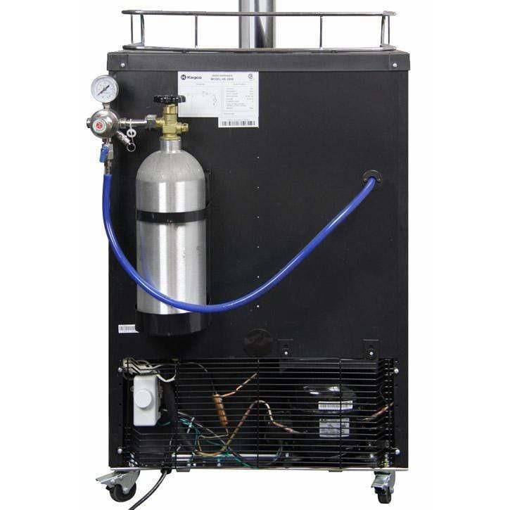 Kegco 24" Wide Kombucha Dual Tap Stainless Steel Kegerator KOM20S-2 Kegerators KOM20S-2NK Wine Coolers Empire