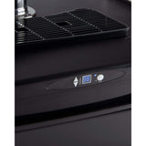 Kegco 24" Wide Kombucha Single Tap Black Kegerator KOM163B-1 Kegerators KOM163B-1NK Wine Coolers Empire