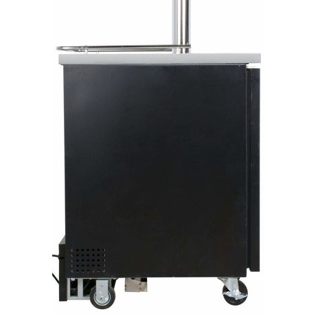 Kegco 24" Wide Kombucha Single Tap Black Kegerator KOMC1B-1 Kegerators KOMC1B-1 Wine Coolers Empire