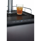 Kegco 24" Wide Kombucha Single Tap Black Stainless Steel Kegerator KOM30X-1 Kegerators KOM30X-1NK Wine Coolers Empire