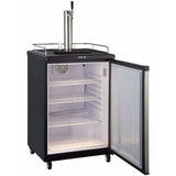 Kegco 24" Wide Kombucha Single Tap Stainless Steel Kegerator KOM163S-1 Kegerators KOM163S-1NK Wine Coolers Empire