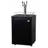 Kegco 24" Wide Kombucha Triple Tap Black Kegerator KOM30B-3 Kegerators KOM30B-3NK Wine Coolers Empire