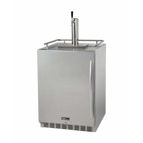 Kegco 24" Wide Single All Stainless Steel Outdoor Built-In Left Hinge with Kit  Kegerator HK38SSU-L-1 Kegerators HK38SSU-L-1 Wine Coolers Empire