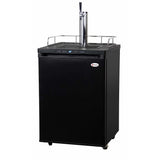 Kegco 24" Wide Single Tap Black Home Brew Kegerator HBK309B-1 Kegerators HBK309B-1NK Wine Coolers Empire