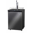 Kegco 24" Wide Single Tap Black Stainless Steel Home Brew Kegerator HBK309X-1 Kegerators HBK309X-1 Wine Coolers Empire