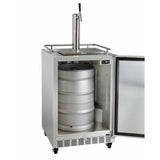 Kegco 24" Wide Single Tap Outdoor Left Hinge with Kit Kegerator HK38SSC-L-1 Kegerators HK38SSC-L-1 Wine Coolers Empire