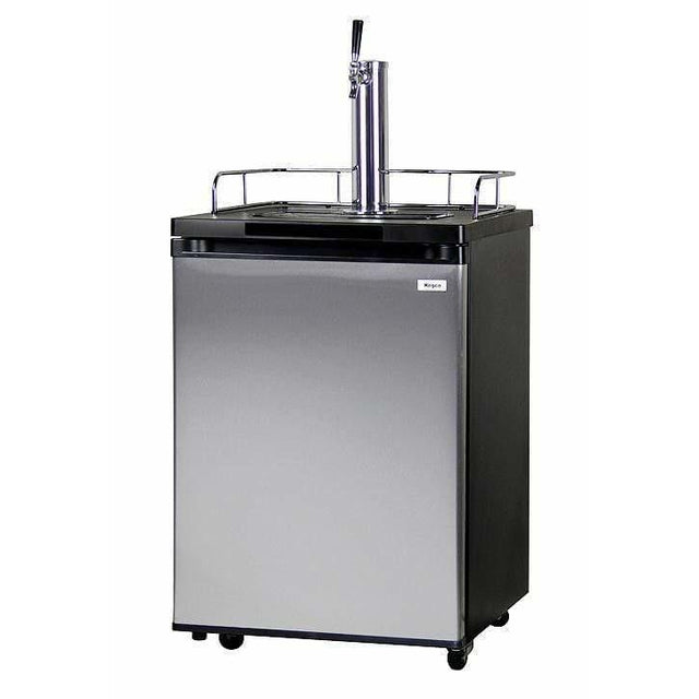 Kegco 24" Wide Single Tap Stainless Home Brew Kegerator HBK209S-1 Kegerators HBK209S-1NK Wine Coolers Empire