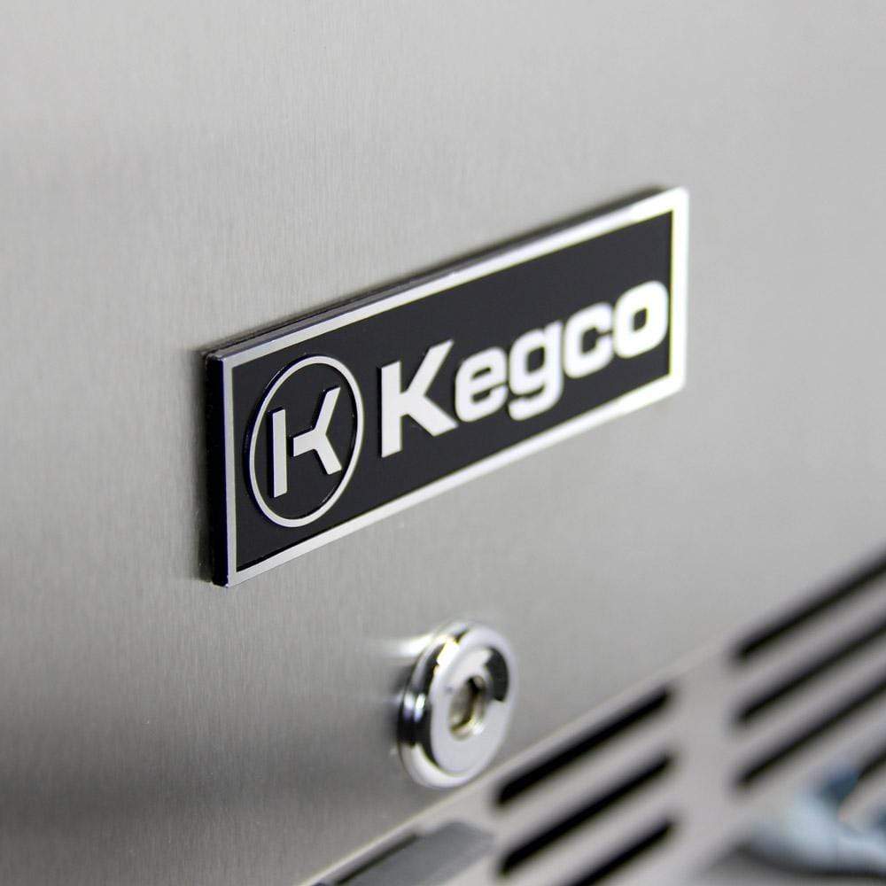 Kegco 24" Wide Single Tap Stainless Steel Built-In Left Hinge with Kit Kegerator HK38BSC-L-1 Kegerators HK38BSC-L-1 Wine Coolers Empire