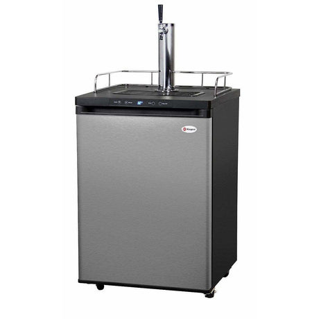 Kegco 24" Wide Single Tap Stainless Steel Digital Kegerator K309SS-1 Kegerators K309SS-1NK Wine Coolers Empire