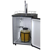 Kegco 24" Wide Single Tap Stainless Steel Digital Kegerator K309SS-1 Kegerators K309SS-1NK Wine Coolers Empire