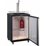 Kegco 24" Wide Single Tap Stainless Steel  Home Brew Kegerator HBK163S-1 Kegerators HBK163S-1NK Wine Coolers Empire