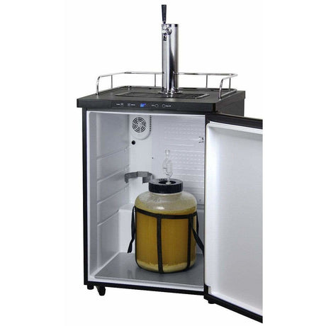 Kegco 24" Wide  Single Tap Stainless Steel Home Brew Kegerator HBK309S-1 Kegerators HBK309S-1NK Wine Coolers Empire