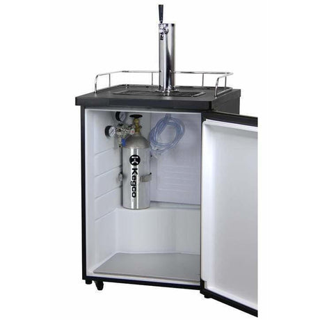 Kegco 24" Wide Single Tap Stainless Steel Kegerator K209SS-1 Kegerators K209SS-1NK Wine Coolers Empire