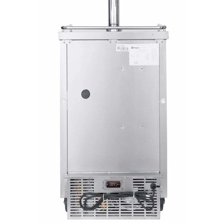 Kegco 24" Wide Triple Tap All Stainless Steel Home Brew Kegerator HBK1XS-3 Kegerators HBK1XS-3 Wine Coolers Empire