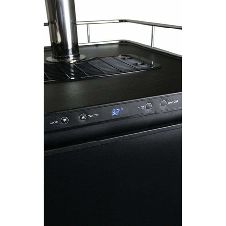 Kegco 24" Wide Triple Tap Black Digital Kegerator K309B-3 Kegerators K309B-3NK Wine Coolers Empire