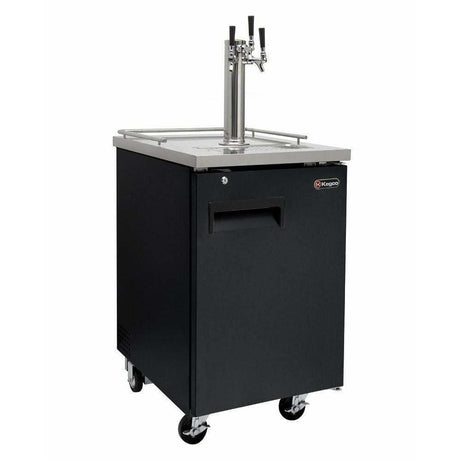 Kegco 24" Wide Triple Tap Black Home Brew Kegerator HBK1XB-3 Kegerators HBK1XB-3 Wine Coolers Empire