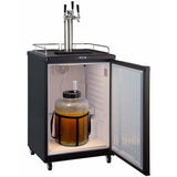 Kegco 24" Wide Triple Tap Home Brew Kegerator HBK163B-3K Kegerators HBK163B-3K Wine Coolers Empire