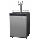 Kegco 24" Wide Triple Tap Stainless Steel Home Brew Kegerator HBK309S-3 Kegerators HBK309S-3NK Wine Coolers Empire