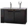 Kegco 61" Wide Triple Tap Black Kegerator XCK-2460B Kegerators XCK-2460B Wine Coolers Empire