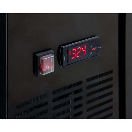 Kegco 72" Wide Triple Tap Black Kegerator XCK-2472B Kegerators XCK-2472B Wine Coolers Empire