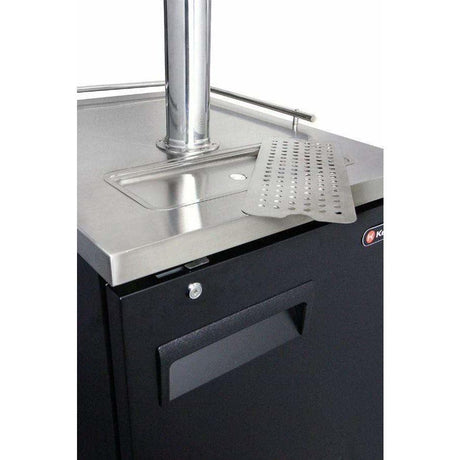 Kegco Commercial Keg Beer Dispenser-Black Kegerator XCK-1B-K Kegerators XCK-1B-K Wine Coolers Empire