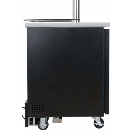 Kegco Two Faucets Commercial Keg Beer Dispenser-Black Kegerators XCK-1B-2 Kegerators XCK-1B-2 Wine Coolers Empire