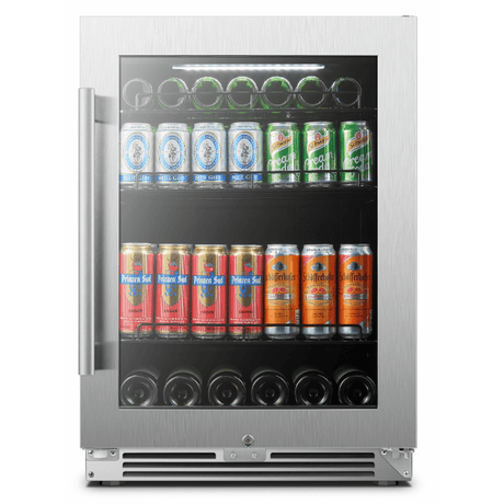 Lanbo 118 Cans Stainless Steel Beverage Coolers LP54BC Beverage Centers LP54BC Wine Coolers Empire