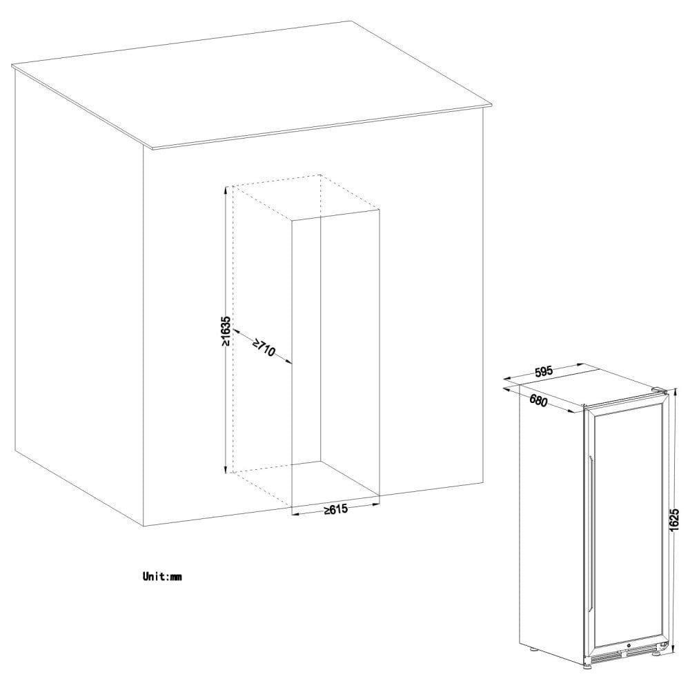 Lanbo 138 Bottles Dual Zone Stainless Steel Right Hinge Wine Coolers LW142D Wine Coolers LW142D Wine Coolers Empire