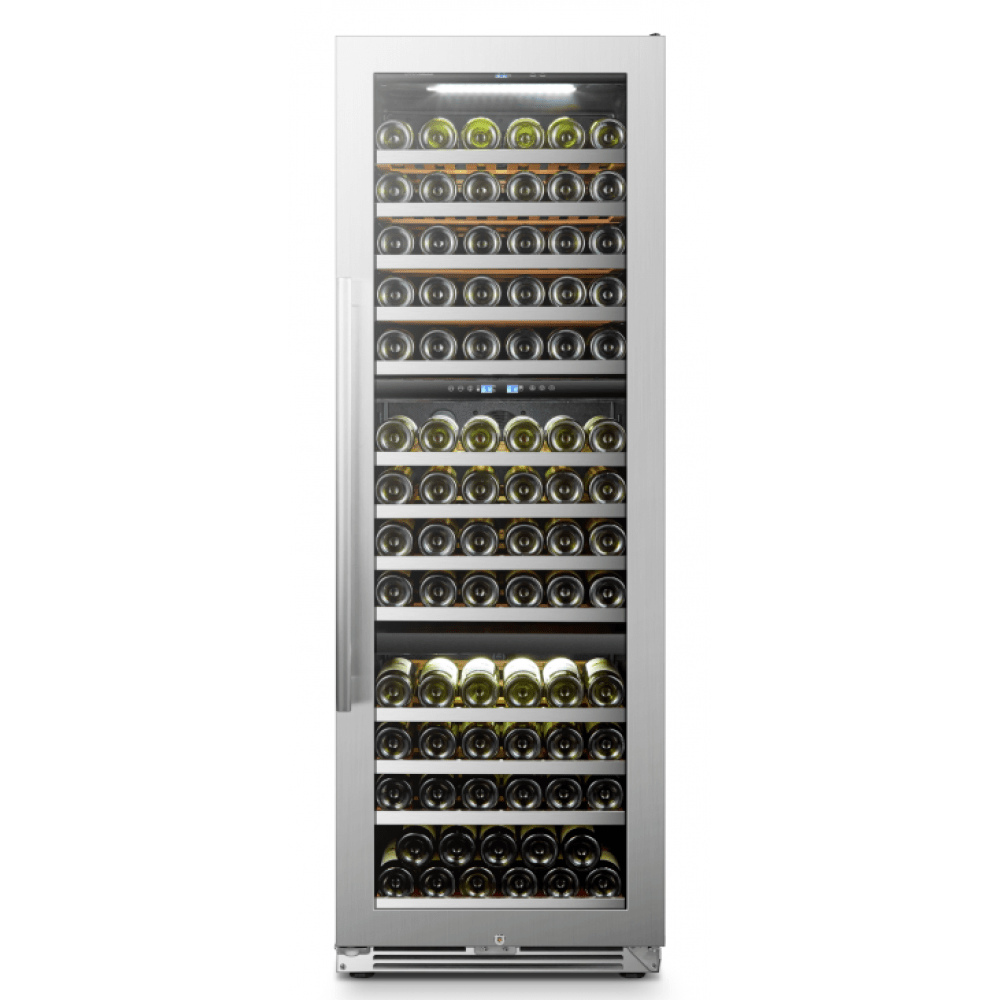 Lanbo 143 Bottles Triple Zone Stainless Steel Wine Coolers LP168T Wine Coolers LP168T Wine Coolers Empire