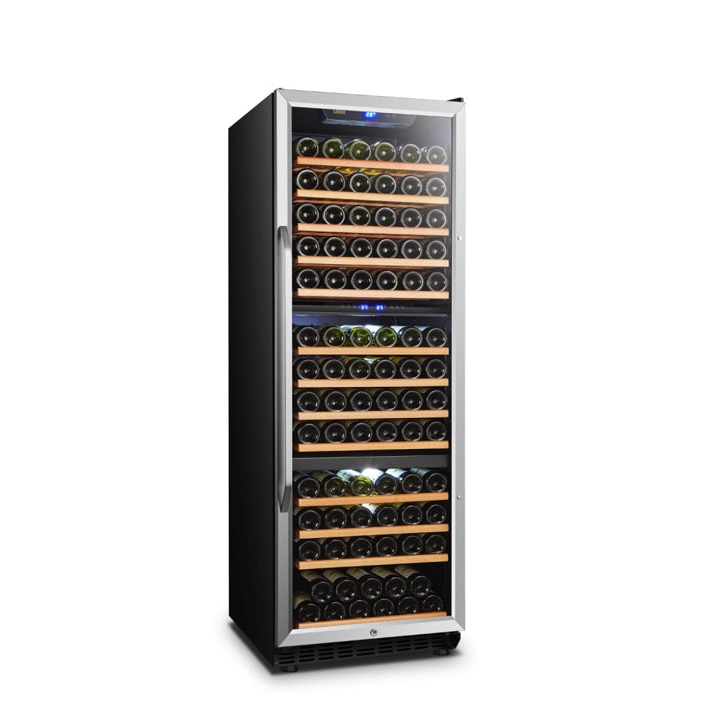 Lanbo 149 Bottles Triple Zones Stainless Steel Wine Coolers LW144T Wine Coolers LW144T Wine Coolers Empire