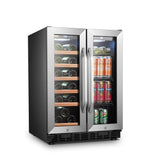 Lanbo 24 Inch Freestanding Wine and Beverage Coolers LB36BD Wine/Beverage Coolers Combo LB36BD Wine Coolers Empire