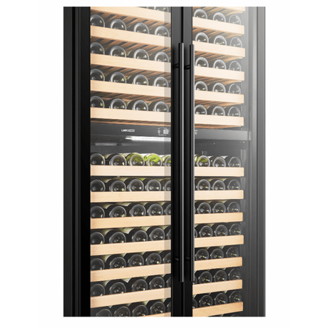 Lanbo 287 Bottles Dual Black French Door Wine Coolers LP328D Wine Coolers LP328D Wine Coolers Empire