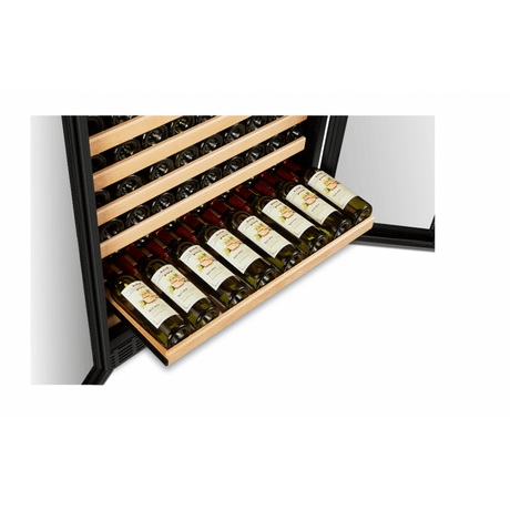 Lanbo 287 Bottles Dual Black French Door Wine Coolers LP328D Wine Coolers LP328D Wine Coolers Empire