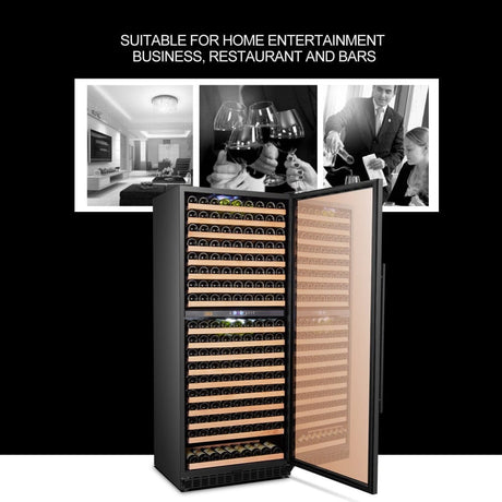 Lanbo 287 Bottles Dual Zone Stainless Steel Wine Coolers LW306D Wine Coolers LW306D Wine Coolers Empire