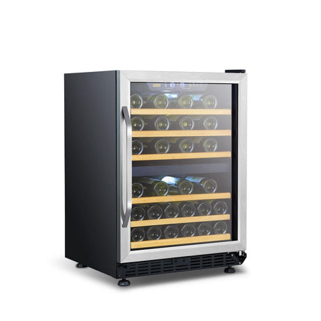 Lanbo 46 Bottles Dual Zone Stainless Steel Wine Coolers LW46D Wine Coolers LW46D Wine Coolers Empire