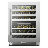 Lanbo Pro 44 Bottles Dual Zone Stainless Steel Wine Coolers LP54D Wine Coolers LP54D Wine Coolers Empire